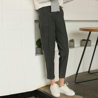 Plain Woolen Loose-fit Harem Pants