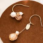 Non-matching Faux-pearl Drop Earring 1 Pair - As Shown In Figure - One Size