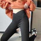 High Waist Fleece-lined Yoga Pants
