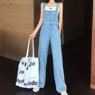 Wide-leg Denim Jumper Jeans