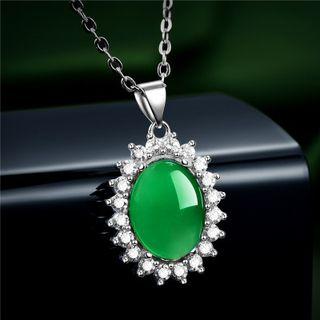 Faux Gemstone Pendant