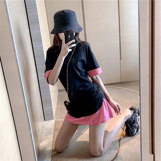 Short-sleeve Contrast Trim Tee