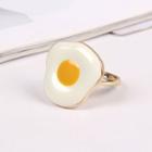 Fried Egg Ring Gold & White - One Size