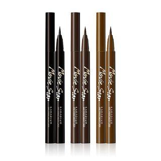 Karadium - Movie Star Brush Liner (3 Colors) #01 Audrey Black