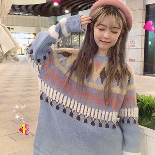 Pattern Sweater As Shown In Figure - One Size