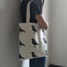 Bird Print Canvas Tote Bag As Shown In Figure - One Size