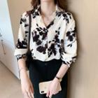 Floral Shirt Floral - White - One Size