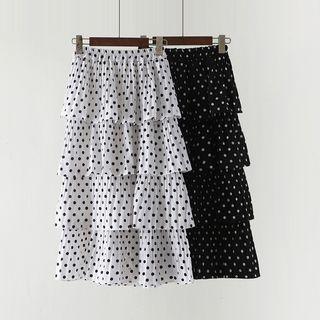 Midi  Layered Skirt