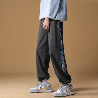 Paisley Panel Side Zip Sweatpants