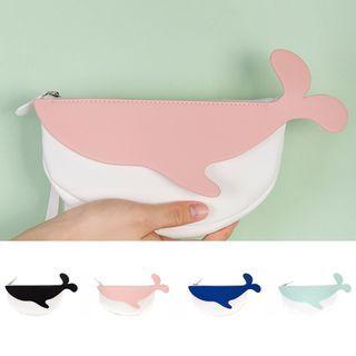 Two-tone Whale Wristlet