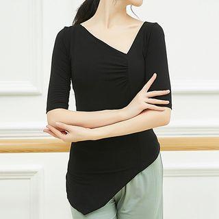 Elbow-sleeve Dance Top (various Designs)
