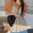 Ruffle Trim Camisole Top / Short-sleeve T-shirt