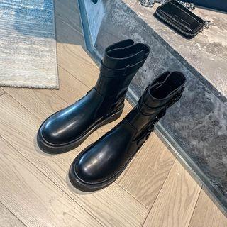 Bucketd Mid Calf Boots Black - 35