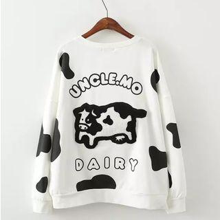 Cattle Print Pullover