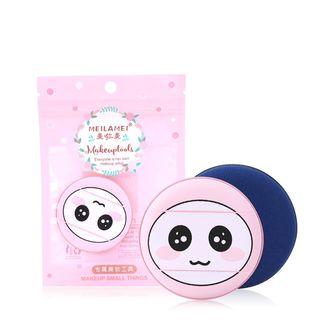 Cartoon Print Powder Puff Random Color - One Size