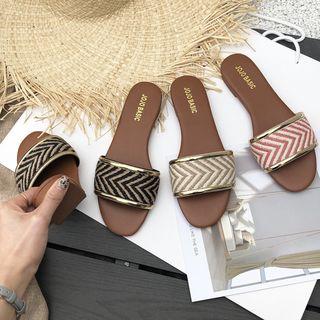 Pattern Band Sandals