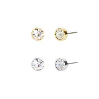 Swarovski Circle Ear Studs
