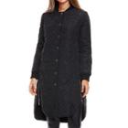 Quilted Padded Button Coat