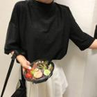 Open Back Bow Short-sleeve T-shirt