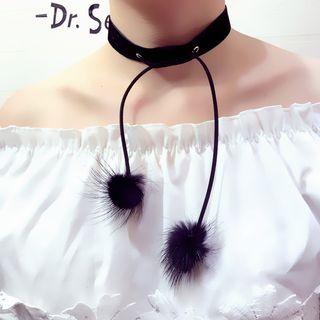 Furry Ball Choker