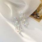 Chunky Chain Acrylic Drop Earring 1 Pair - Stud Earrings - White - One Size