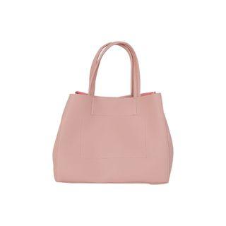 Colored Tote With Shoulder Strap