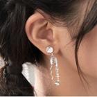 Safety Pin Sterling Silver Dangle Earring