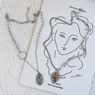 Coin Metal Necklace