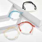 Set Of 4: Shell String Bracelet 9001 - As Shown In Figure - One Size