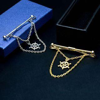 Chain Strap Rudder Brooch