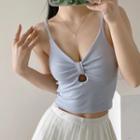 V-neck Cut-out Camisole Top