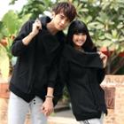 Couple Matching High Collar Zip Jacket