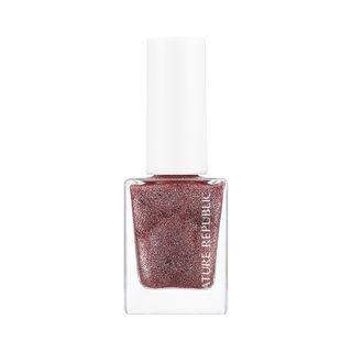 Nature Republic - Color & Nature Nail Color 2018 (glitter/pearl) (15 Colors) #52 Pink Volume