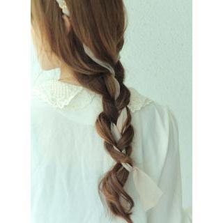 Gold-tone Chain Hair Band With Tie