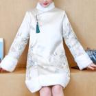 Traditional Chinese Tasselled Coat Dress