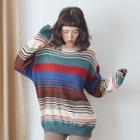 Striped Sweater 22 - Almond - One Size