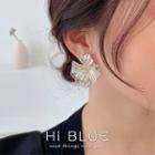 Flower Stud Earring 1 Pair - 925 Silver - As Shown In Figure - One Size