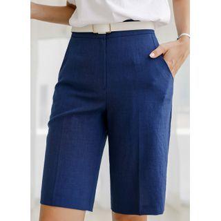 High-rise Bermuda Shorts