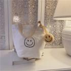 Smiley Canvas Tote Bag / Hanging Decoration