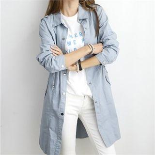 Epaulet Snap-button Parka