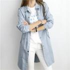 Epaulet Snap-button Parka