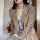 Floral Lace Camisole Top / Blazer