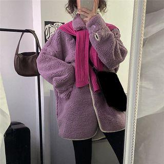 Fleece Loose-fit Coat / Shawl