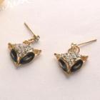 Diamond Fox Earrings - Gold Gold - One Size