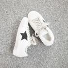 Lace-up Star-print Sneakers