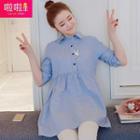 Plain Long-sleeve Top / Set: Plain Long-sleeve Top + Plain Pants