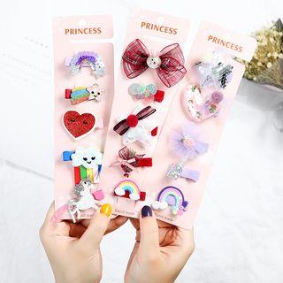 Set Of 5: Hair Clips (various Design)