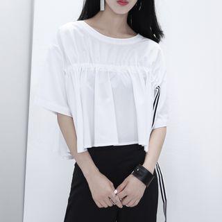 Tie-accent Cropped Top