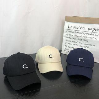 Letter C Embroidered Baseball Cap