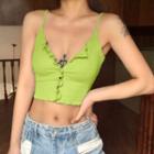 Lettuce Edge Cropped Camisole Top